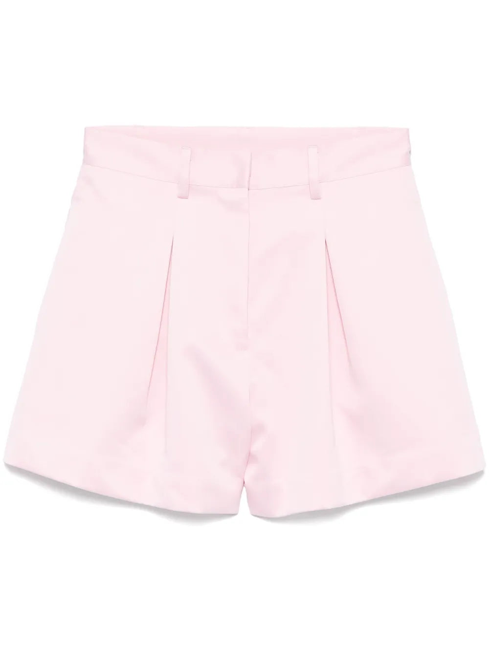 Satin High-Waisted Shorts