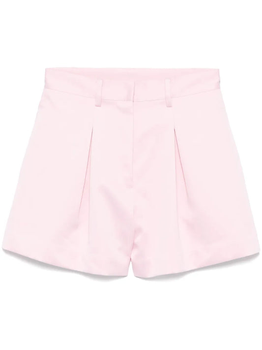Satin High-Waisted Shorts