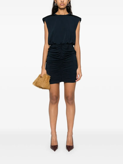 Slinky Ruched Mini Dress