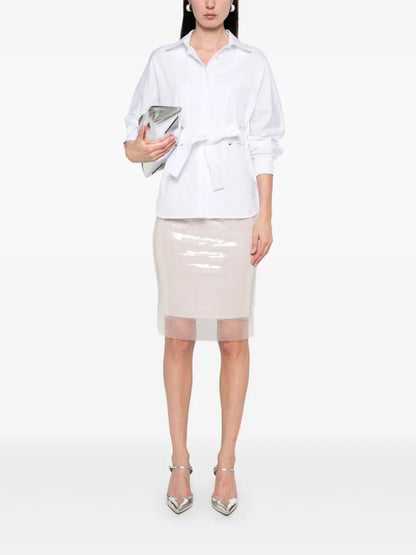 Sequinned Mini Skirt