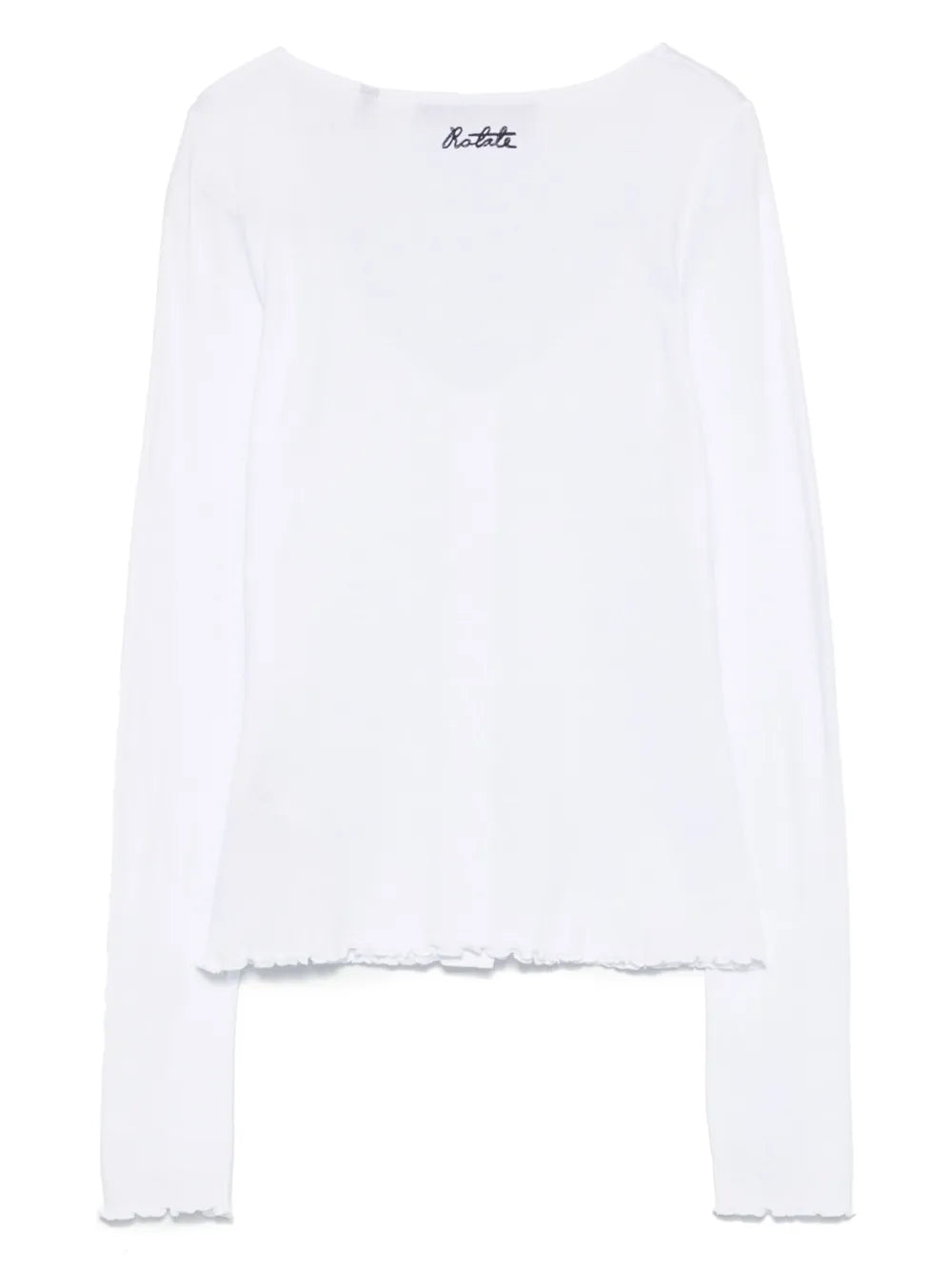 Button-Up Long-Sleeve Top