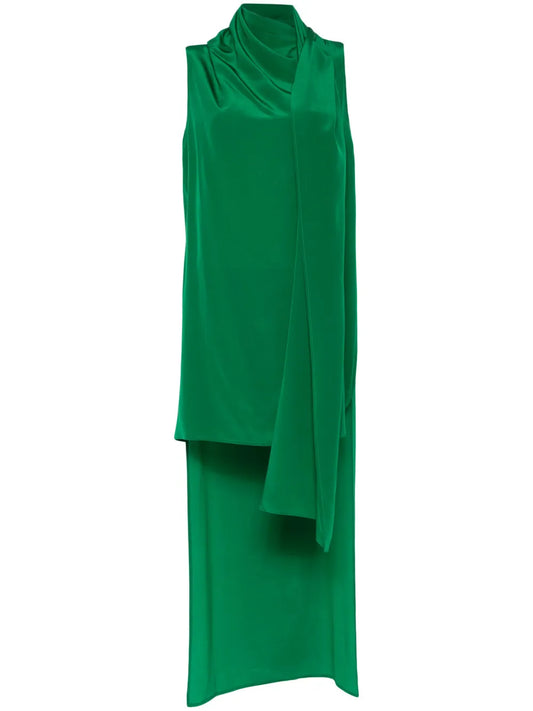 Silk Midi Dress