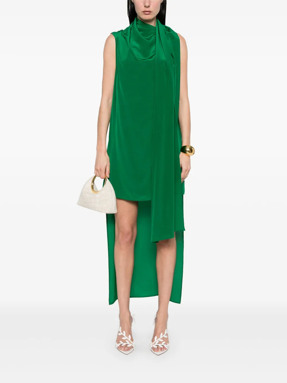 Silk Midi Dress