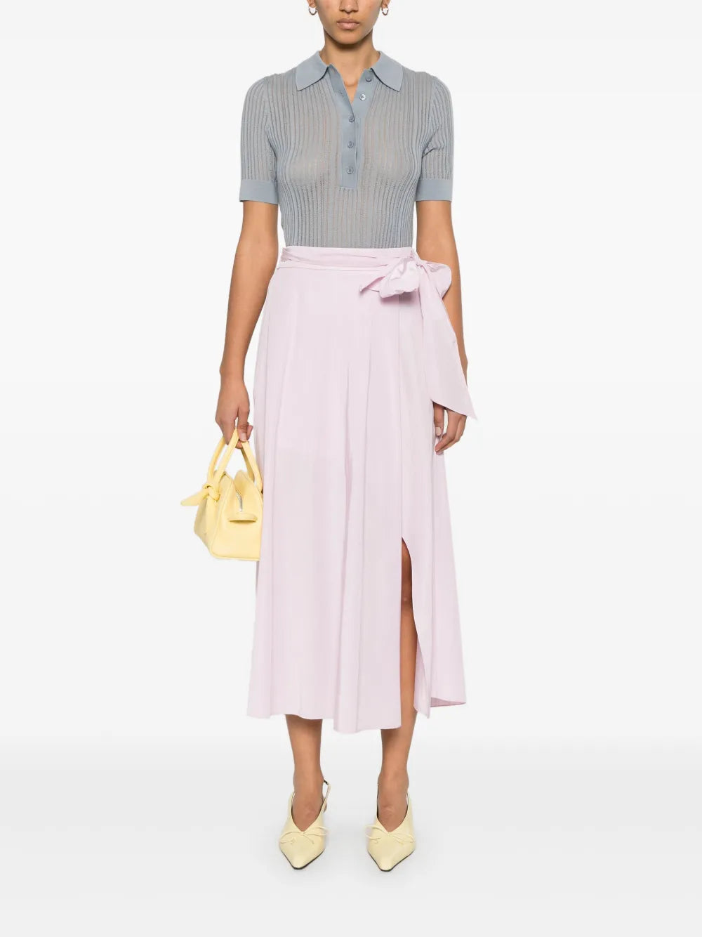 Wrap Midi Skirt