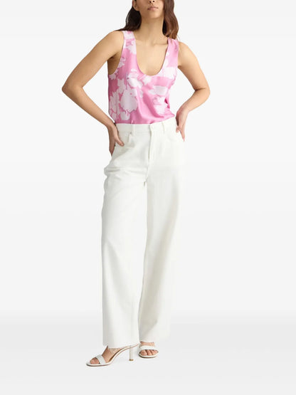 Floral-Print Top