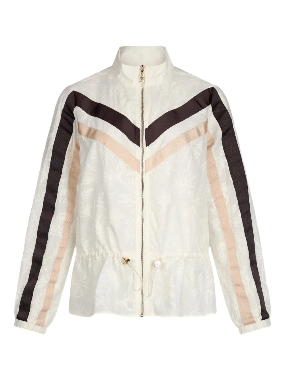 Floral-Embroidered Cotton Jacket