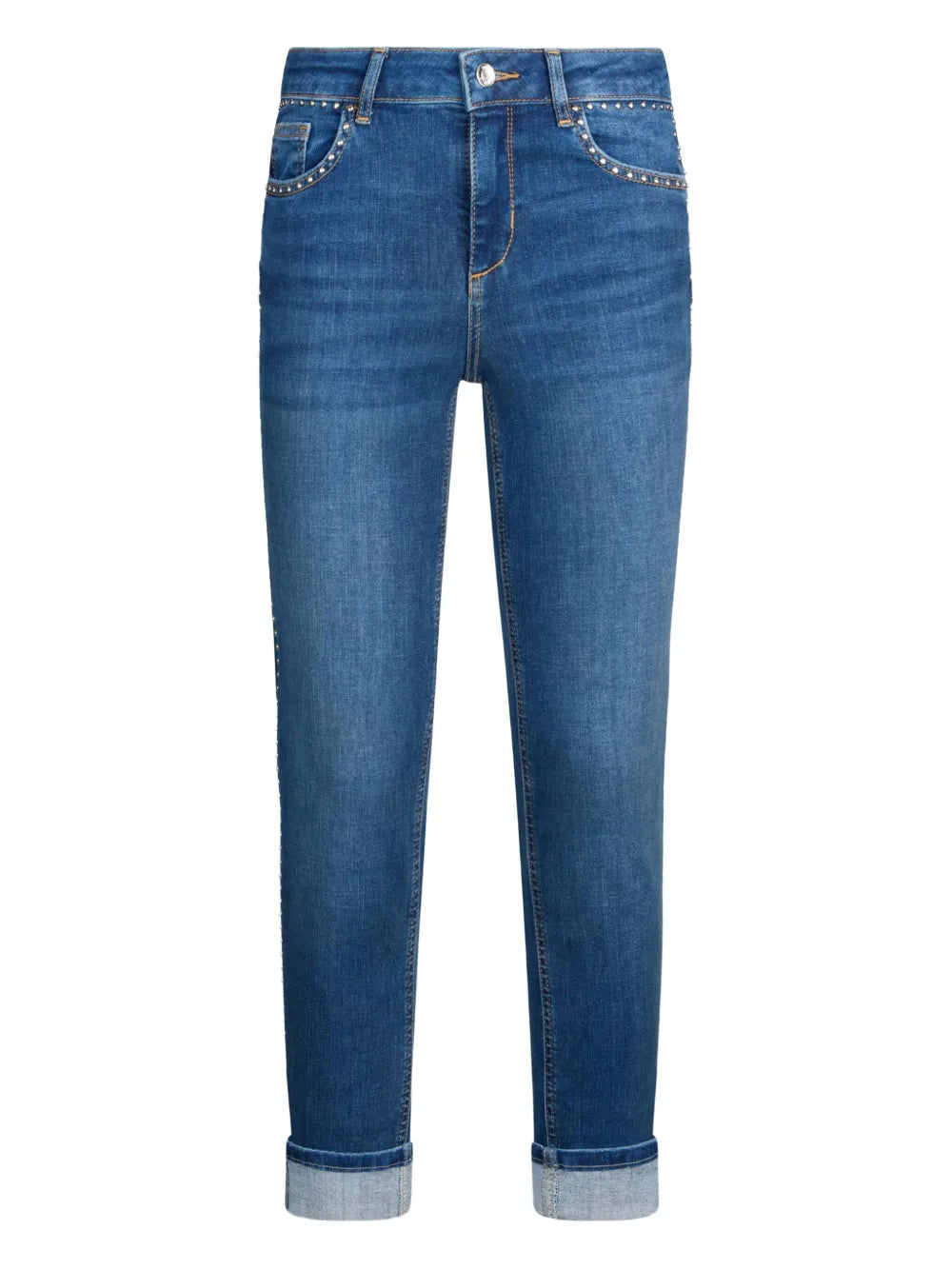 Stud-Embellished Jeans