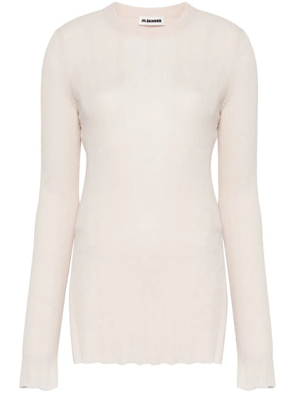 Fine-Ribbed Top