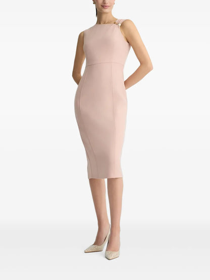 Crepe Midi Dress