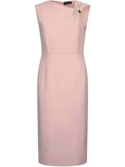 Crepe Midi Dress