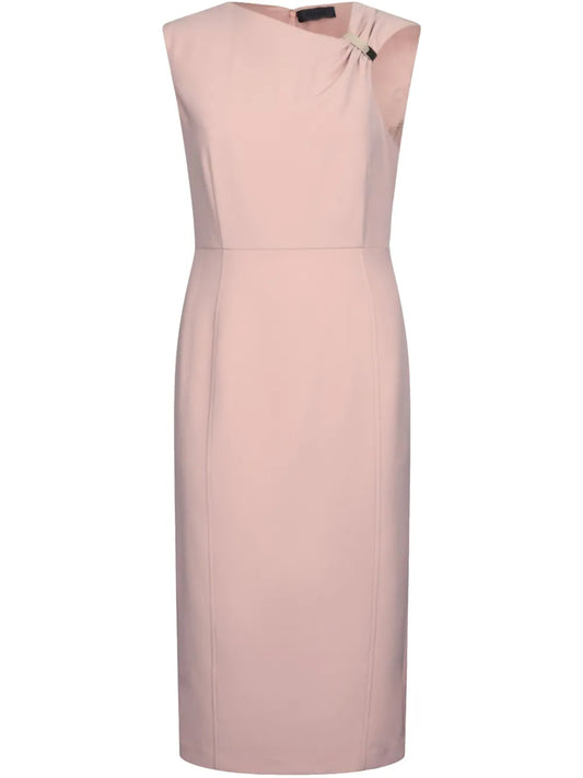 Crepe Midi Dress