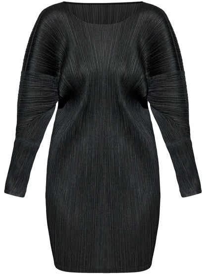 Pleated Mini Dress