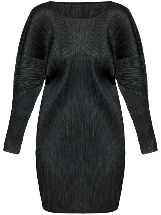 Pleated Mini Dress