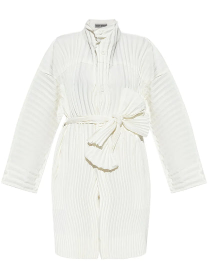 Wavering Pleats Coat