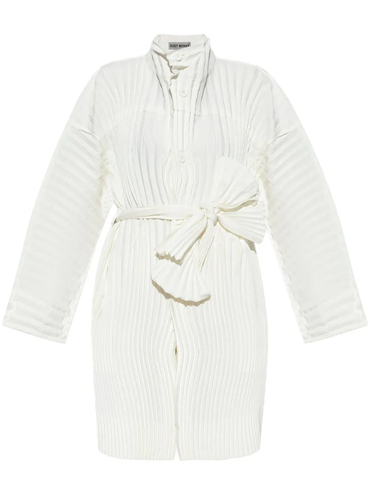 Wavering Pleats Coat