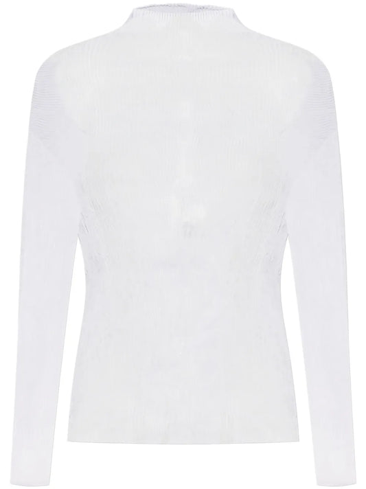 Crease-Effect Top