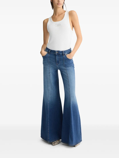 High-Rise Flared Jeans