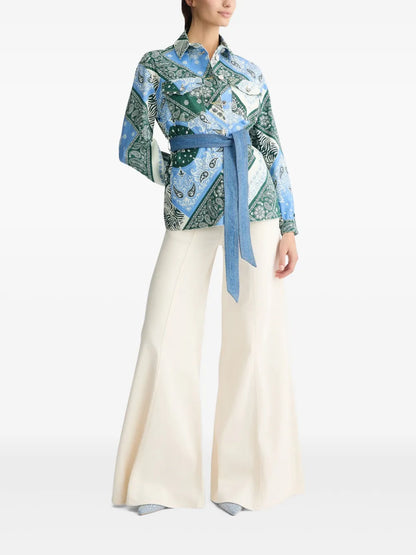 High-Rise Flared Jeans