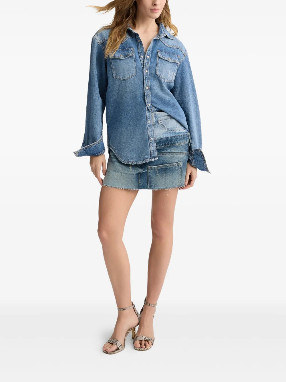 Denim Mini Skirt