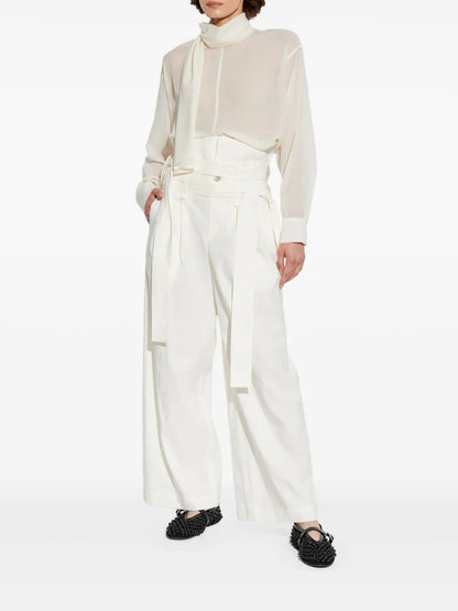 High-Waisted Trousers