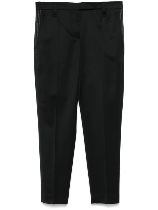 Bead-Trim Trousers