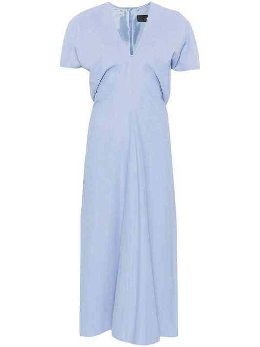 V-Neck Midi Dress