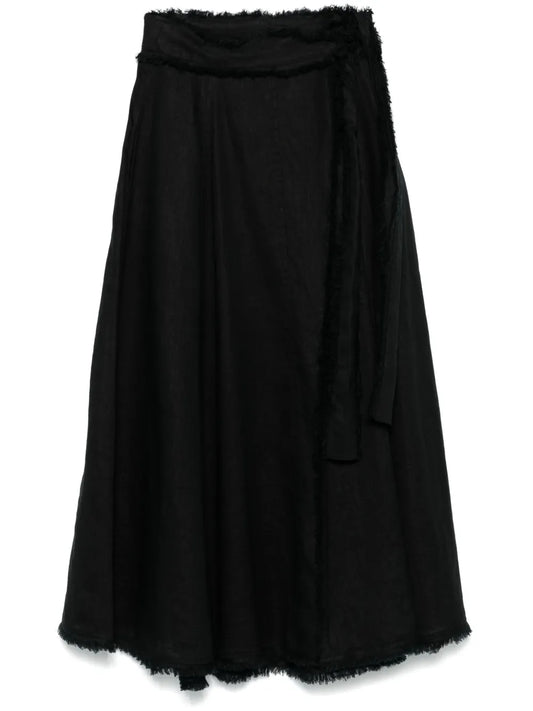 Linen Midi Skirt