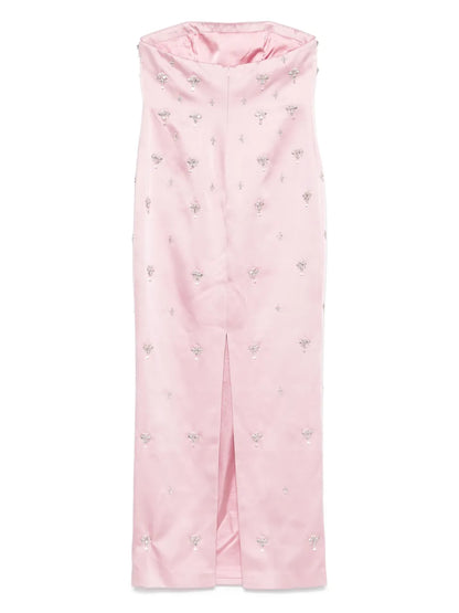 Crystal-Embellished Maxi Dress