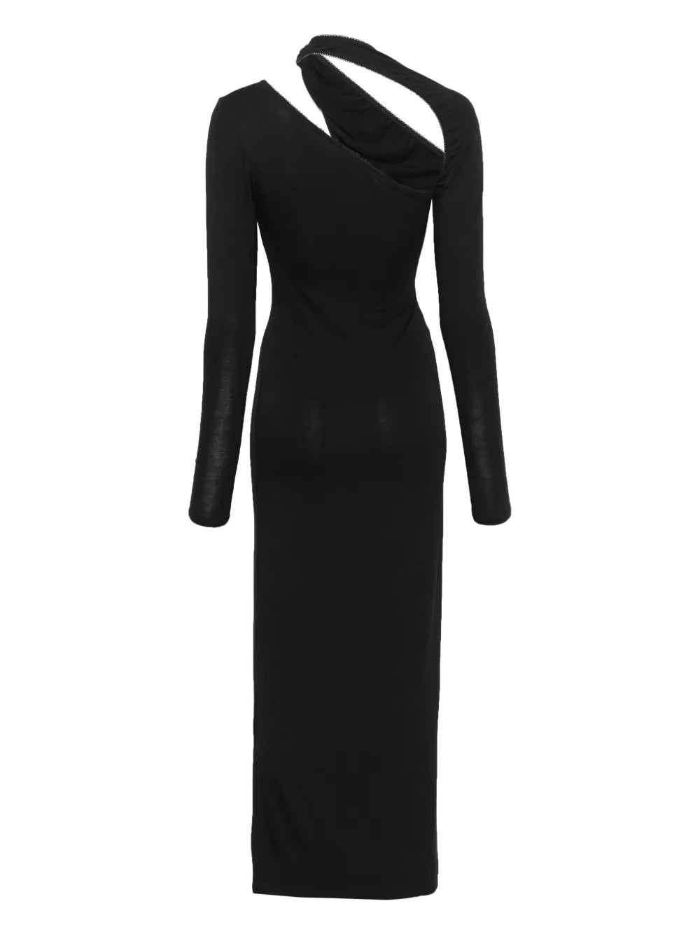 Cut Out-Detail Midi Dress