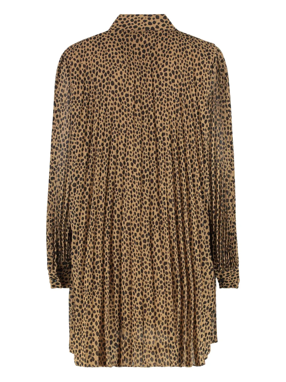 Printed Pleated Dress