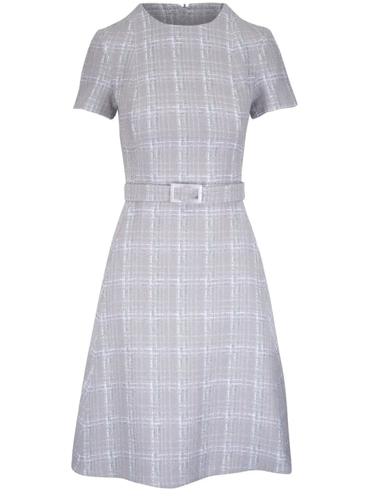 Plaid Tweed Dress