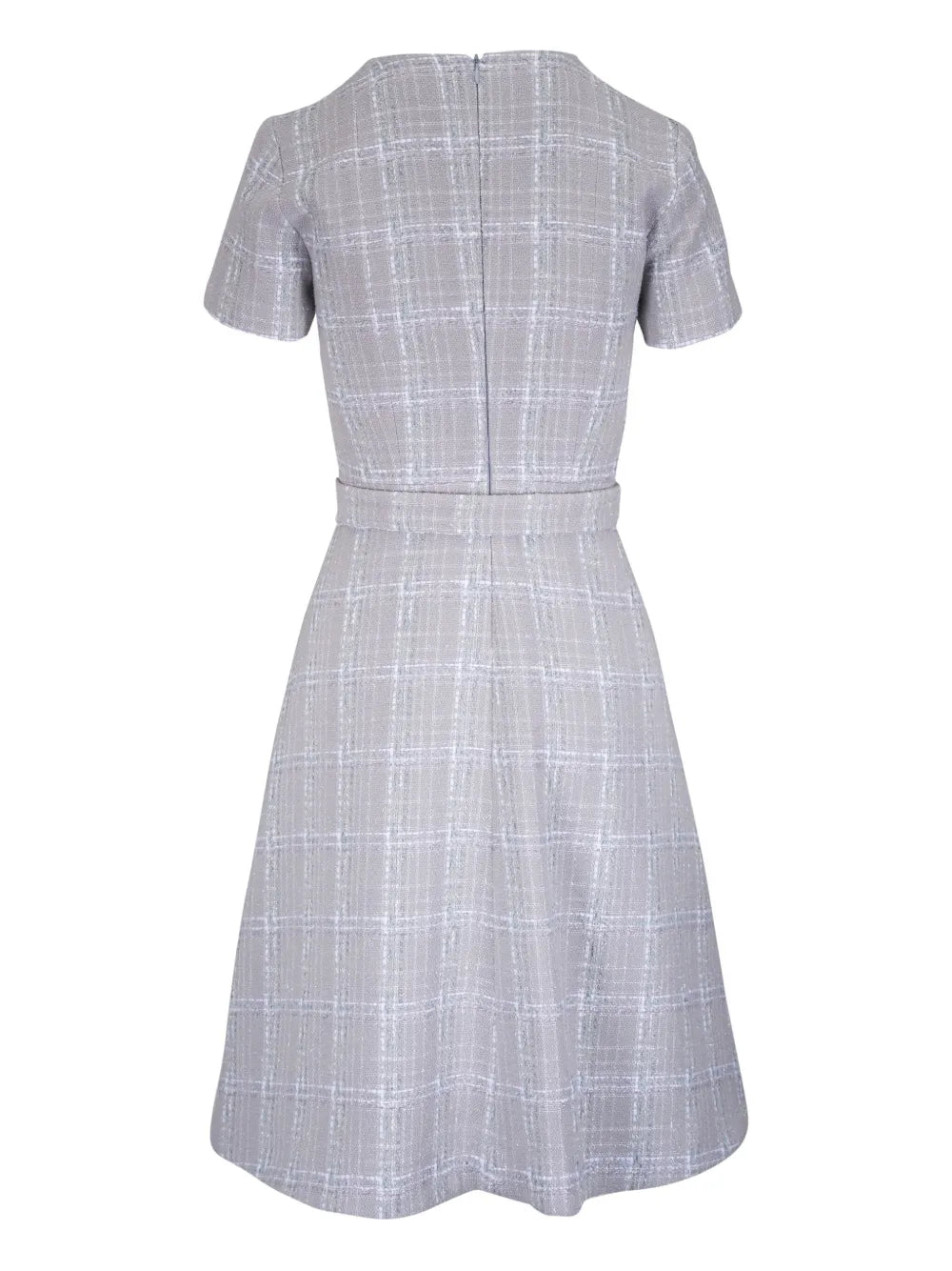 Plaid Tweed Dress