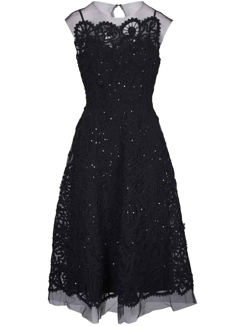 Lace-Panel Dress