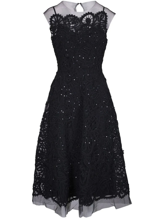 Lace-Panel Dress