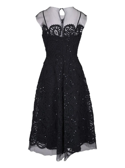 Lace-Panel Dress