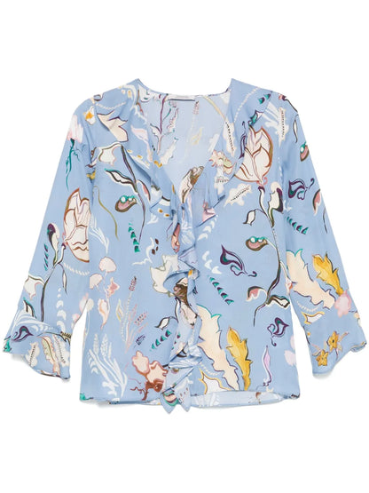 Floral Twist Blouse