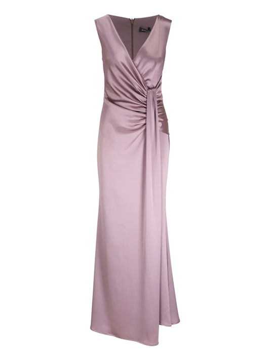 Gathered-Detailed Maxi Dress