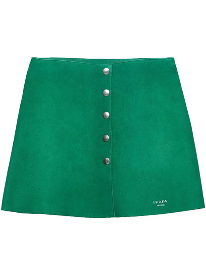 Suede Miniskirt