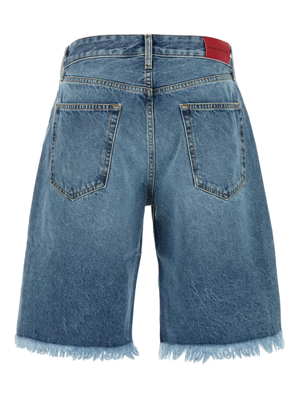 Frayed Hem Bermuda Shorts