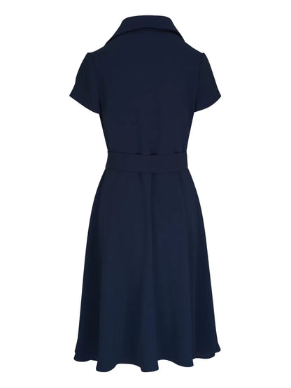 Tied-Waist Midi Dress