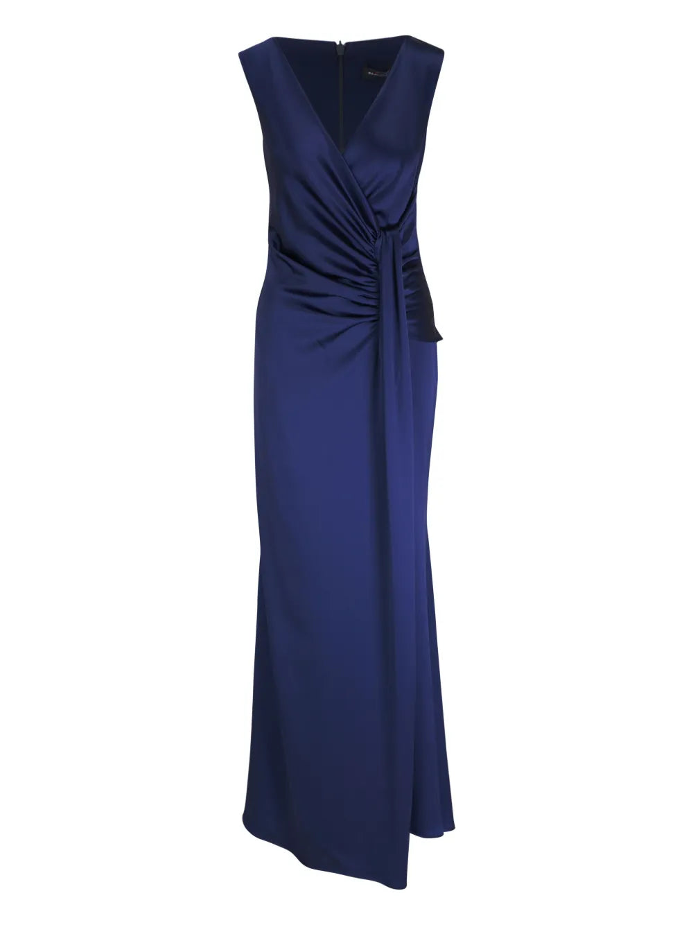 Gathered-Detailed Midi Dress