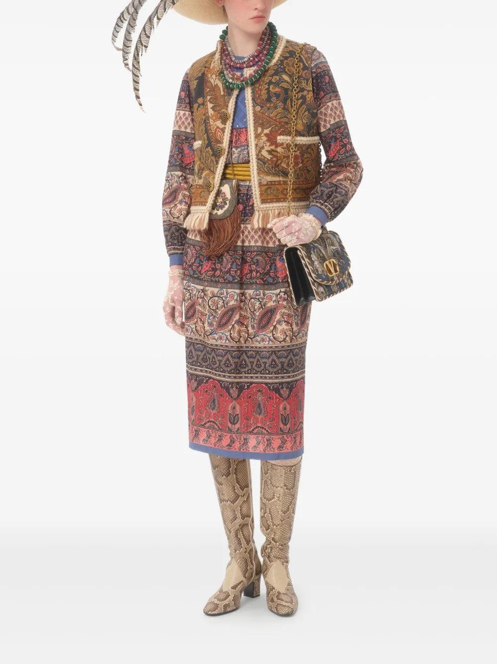 Voyage Imaginaire-Print Vest