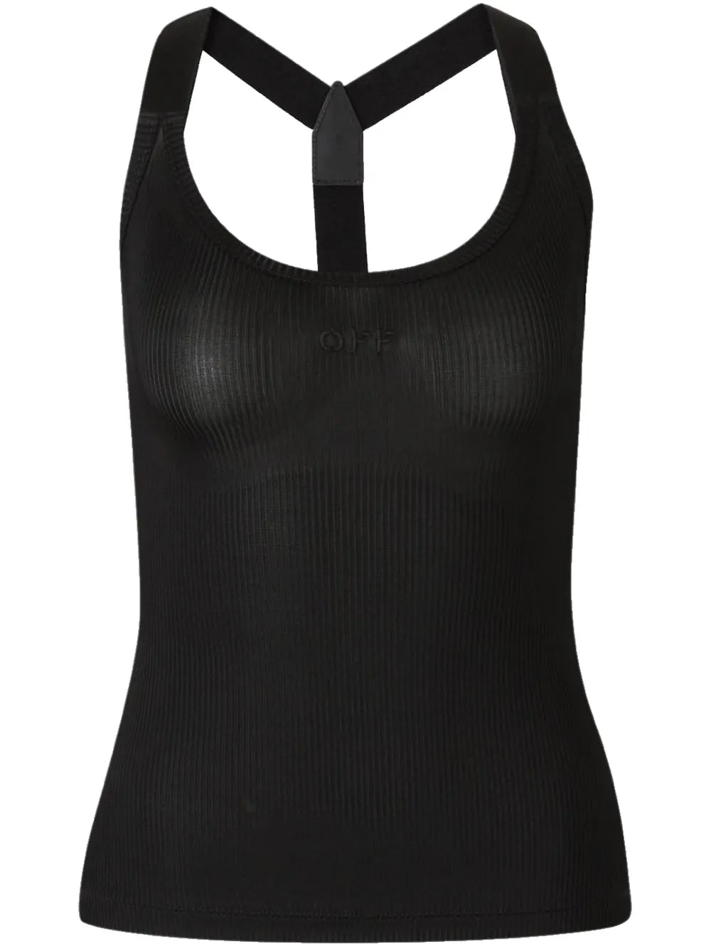 Logo-Appliqué Racerbank Tank Top