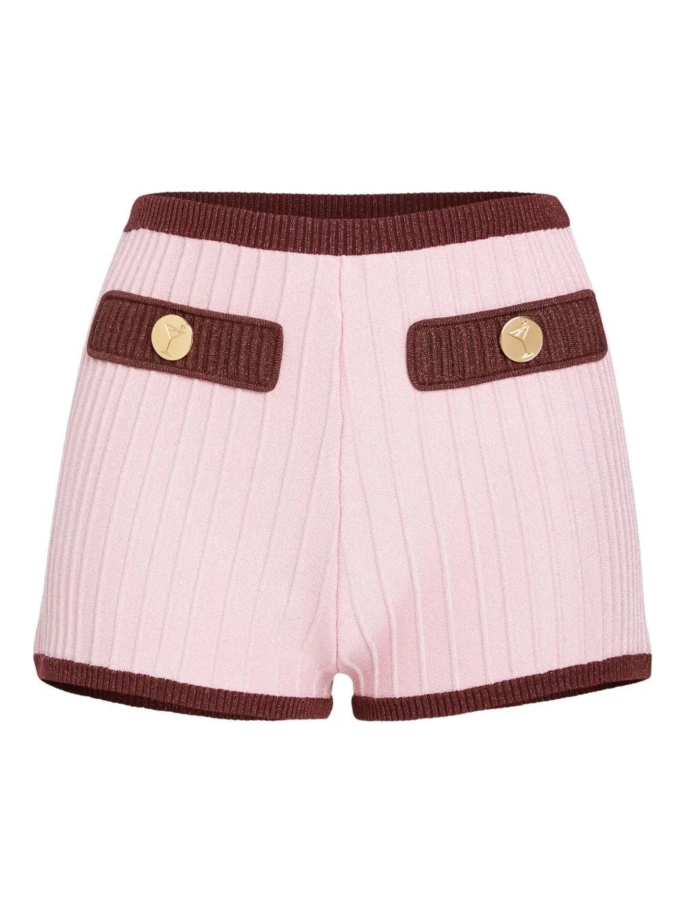 Edith Ribbed High-Waisted Shorts