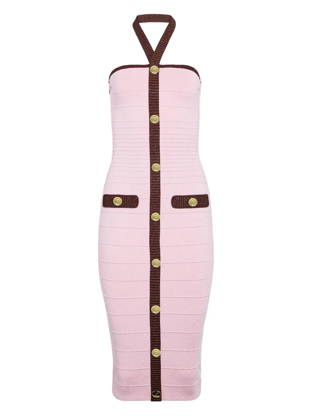 Sloane Button-Detail Dress