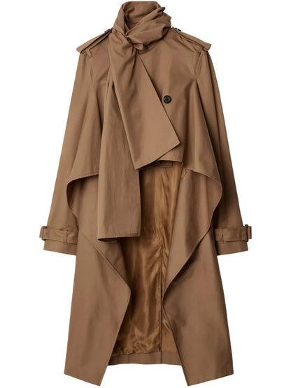 Long Scarf Trench Coat