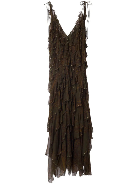 Paisley Print Dress