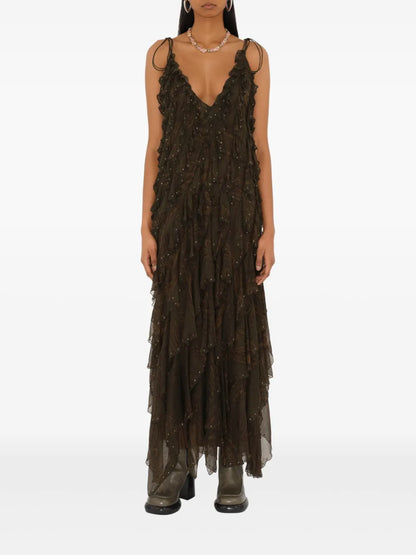 Paisley Print Dress