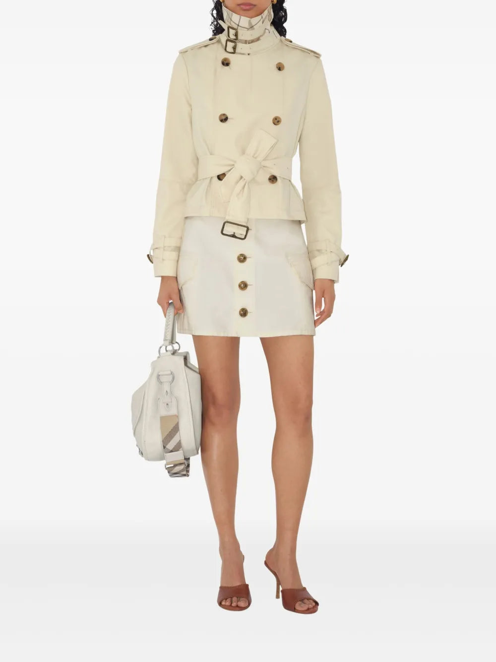 Cropped Trench Jacket