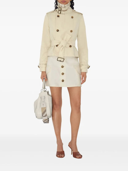 Cropped Trench Jacket